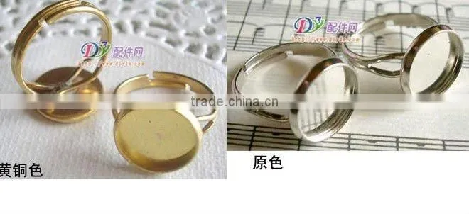 sterling silver ring settings without stones