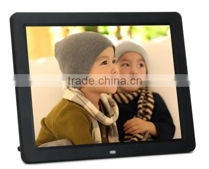OEM 12 inch Digital photo frame time wall clock wholesale