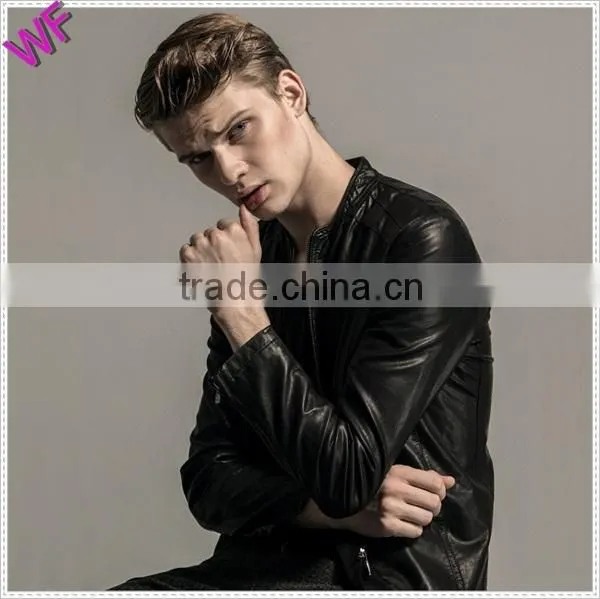 Custom Hight Quality Fashion Mens Leather Jacket