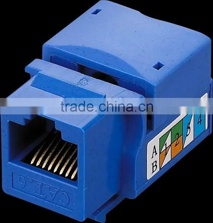 RJ45 cat5e cat6 utp female keystone jack commscope cat6 keystone jack