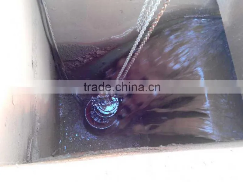 Submerged sewage pump waste water pump