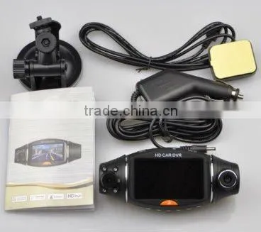driver recorder HD car DVR camera+GPS+2 cameras SC310