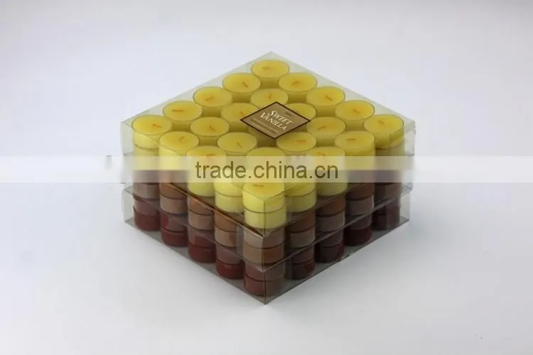 long burning time paraffin wax tealight candle