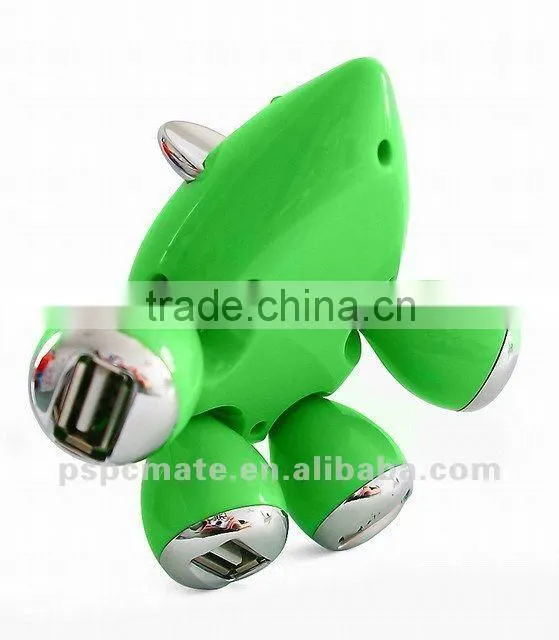 mouse shape usb hub cute animal usb hub 4 port usb hub as 2013 new year gift