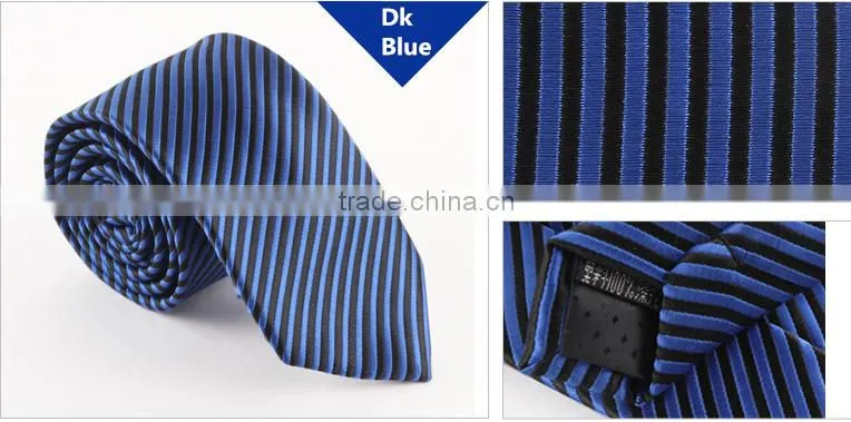 fashion design mens necktie blue stripe school uniform tie