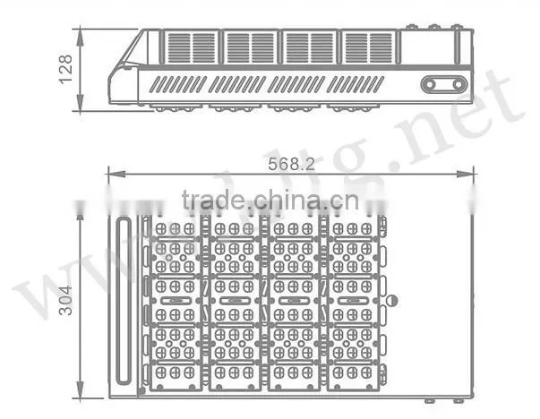 LED Module Street Lamp 120 watt with Meanwell driver 5 years warranty