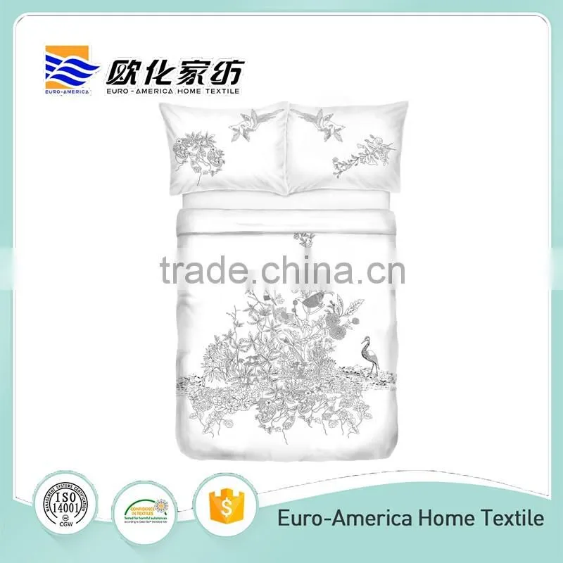 Cotton Bed Sheets Sets Home 4pc Bedding Set