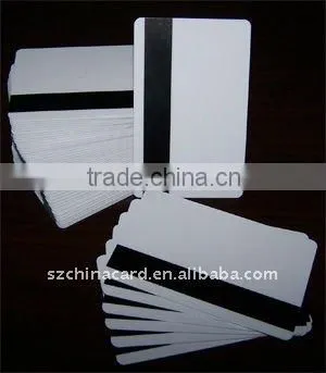 Cheap 0.76mm thickness plastic blank white card wtih contact chip