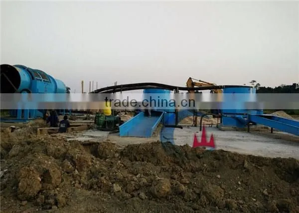 wash mud drum machine, drum scrubber washing machine with 100tph