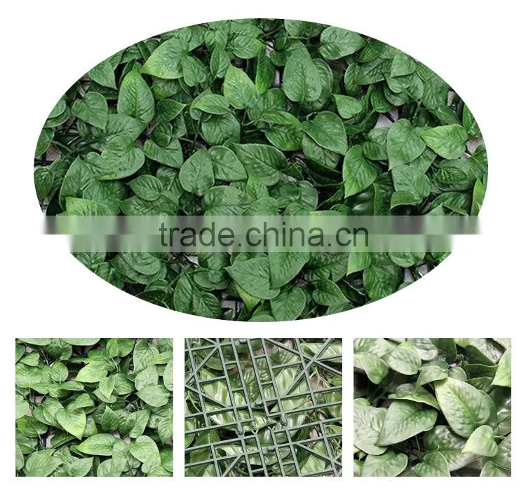 2015 hot outdoor fake artificial hedges fence panels