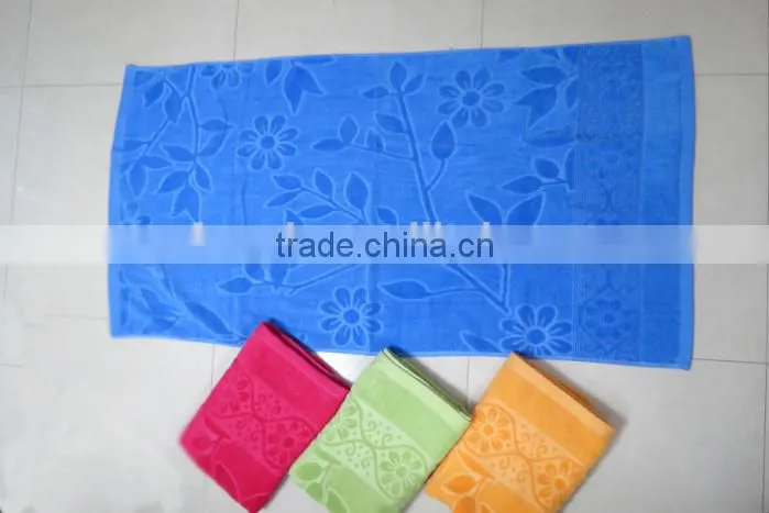 bright color bamboo cotton velour bath towel middle east market