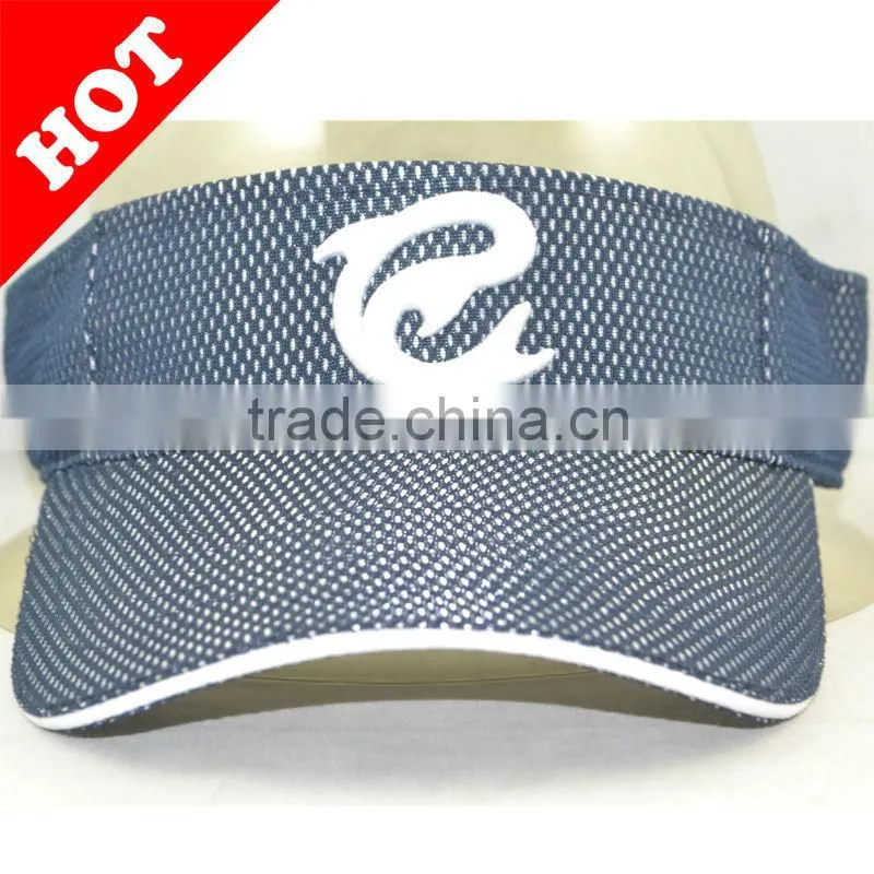 2014New fashion plastic sun visor cap