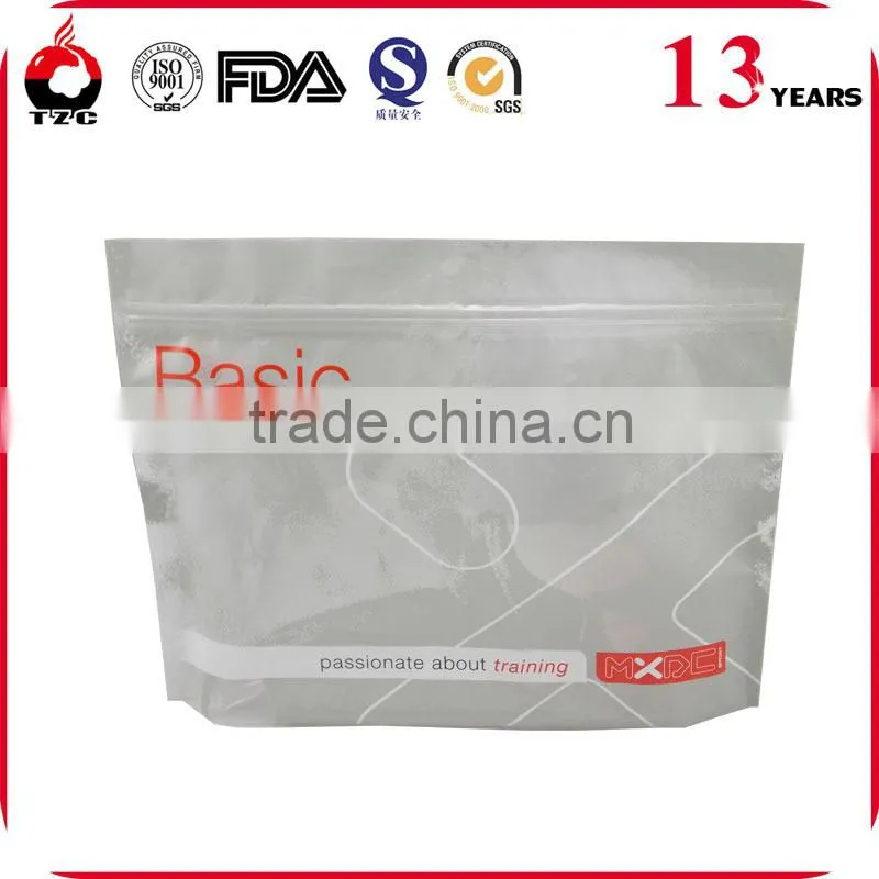 aluminium foil dry fruit plastic bag with bottom gusset