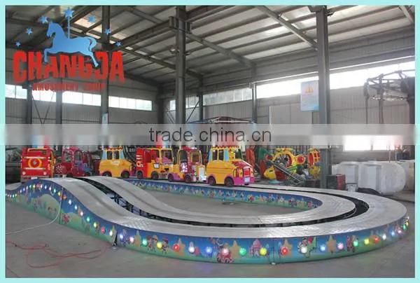 C&Q Amusement rides, Exciting!! Entertainment Equipment Amusement Park Children Climbing Car Games Kiddie Train Rides