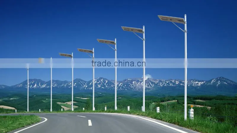 Solar power 30W LED street light lamp, all in one solar lamp