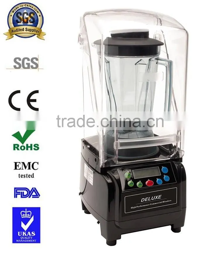 Commercial Ice smoothie blender with sound cover/Heavy Duty Blender/Ice crusher