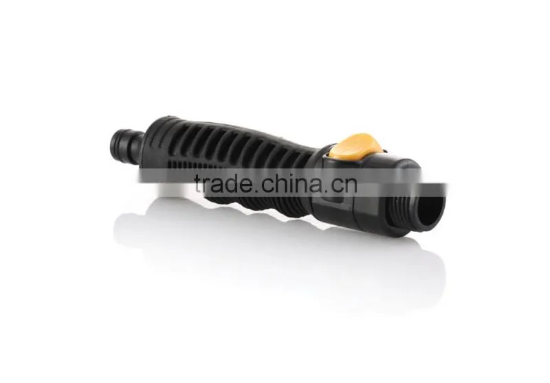car brush with telescopic handle water flow through PVC soft bristles