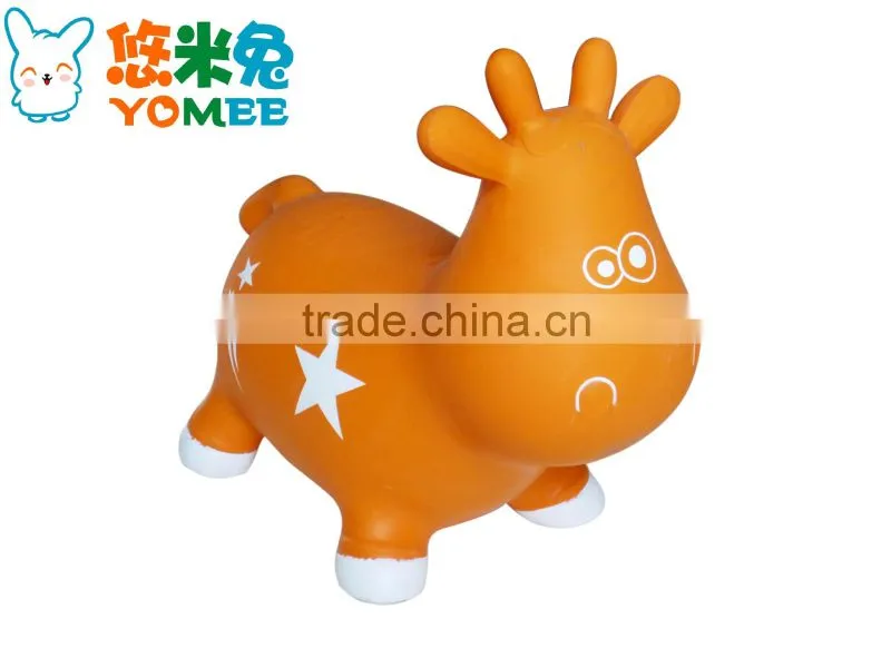 New Style Inflating Ride On Jump Horse