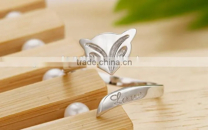 china 925 sterling silver with natural gemstone amethyst ring silver ring Korean fashion ladies cz rings