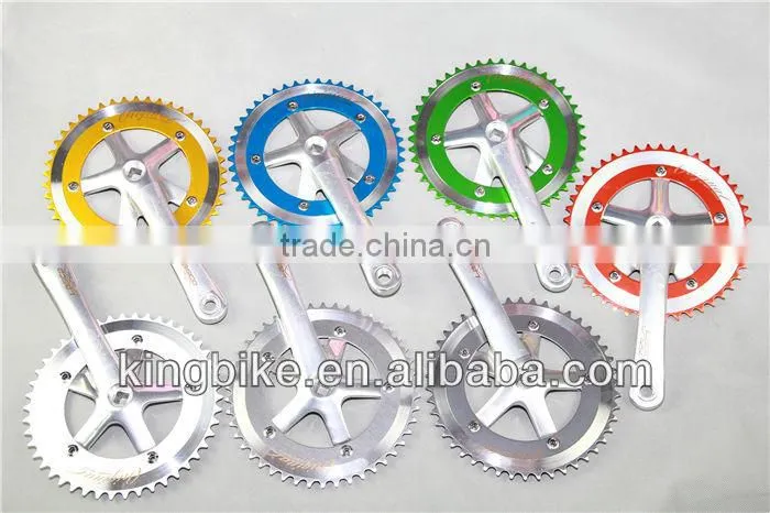 Alloy cranksets alloy chainwheel bicycle chainwheel and crank