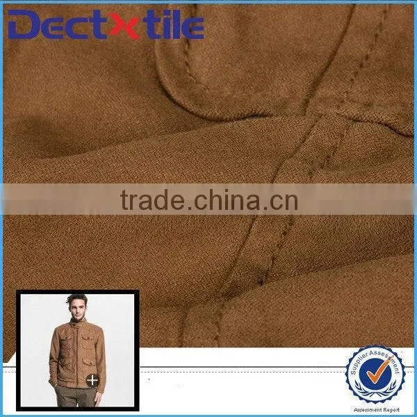 2015 The newest styles100%polyester faux suede fabric for sofa, home textile, jacket, shoes etc low price