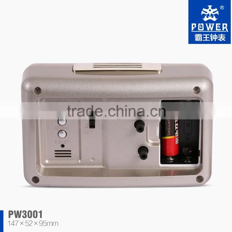 New Alarm clock with LCD & Light Snooze light alarm clock with light sensor