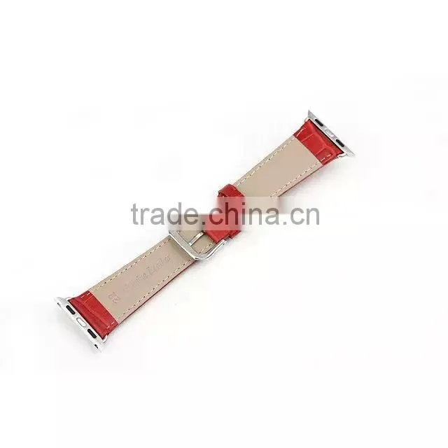 Double leather watch band for iphone watch