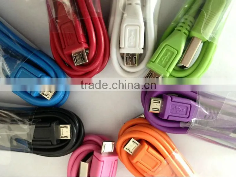 2015 wholesale 8 pin USB cable, OEM USB cable V-8 Micro USB Cable For Samsung Galaxy / Android etc