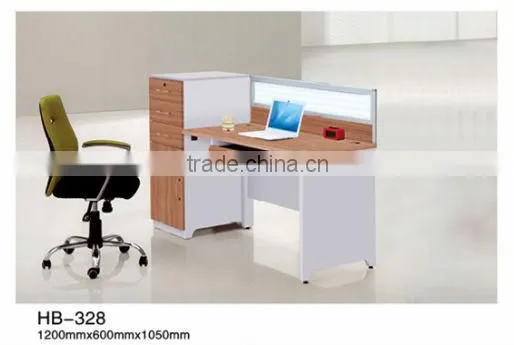 Office furniture small wooden office working desk computer partition
