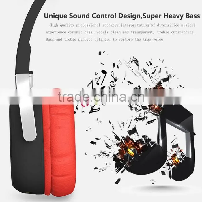 2016 Top Sales Sport Foldable Wireless Portable Bluetooth Headphone Wireless Bluetooth Headset Earphone Headphone