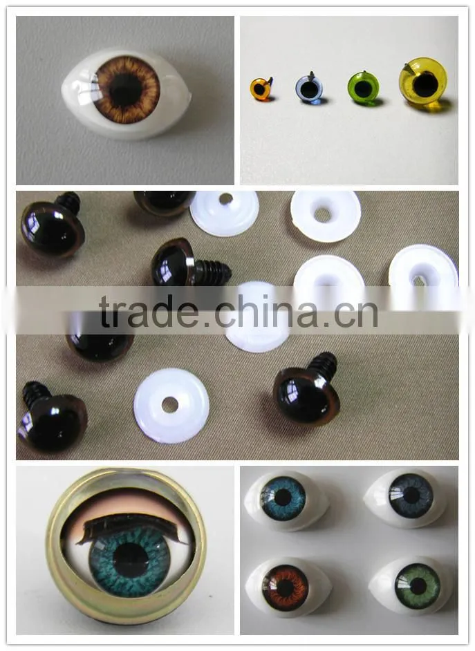 super quality 8-26mm round glass eyes for dolls