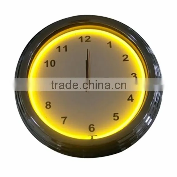 China New Design Customed Neon Wall Clock