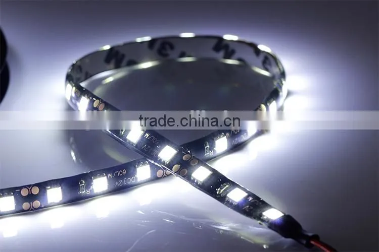 Good Quality 12V Flexible LED Strip Light 5050 LED Lighting Waterproof IP65 Strips Lights Black PCB