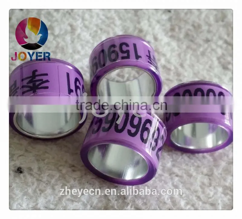 100pc free shipping 13mm 2016 short pigeon foot ring numbered pigeon bands