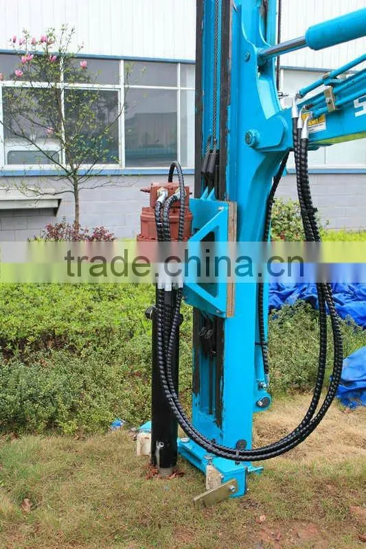 SWDL 150 screw piles machine for solar farm