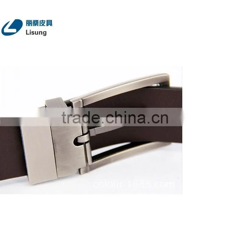 Fashion Brand Genuine Men's Leather Reversible Belt