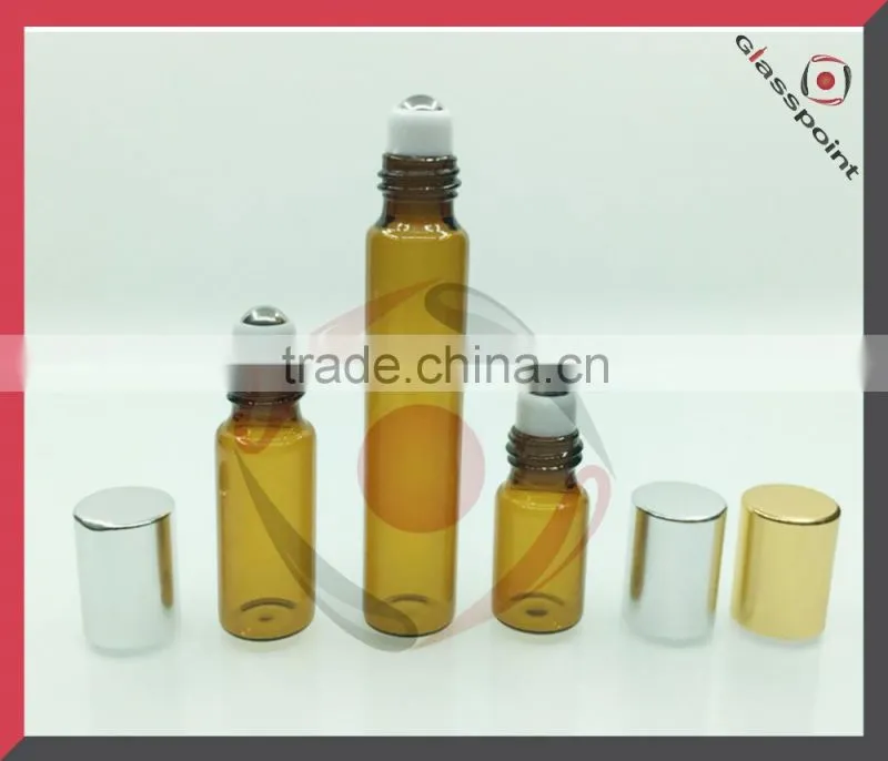roll on perfume bottles with good quality 3ml 5ml 10ml