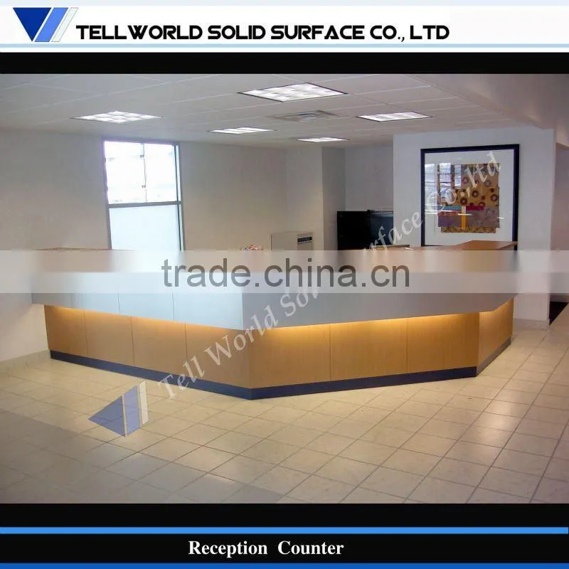 Modern Design Solid Surface Reception Table MART-114