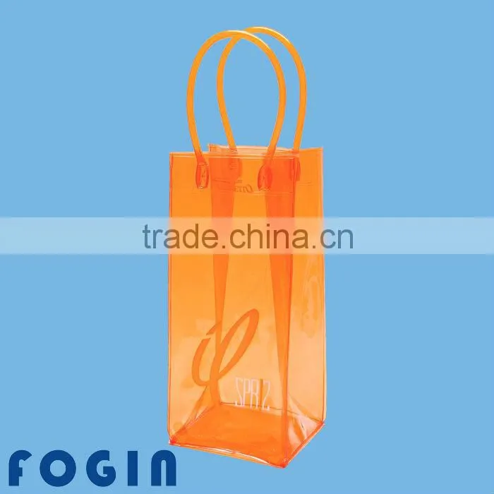 Recyclable Clear pvc ice wine bag