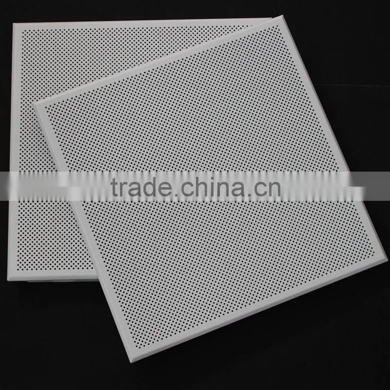 Office Building Used Perforated Aluminum Board Acoustic Ceiling Tile