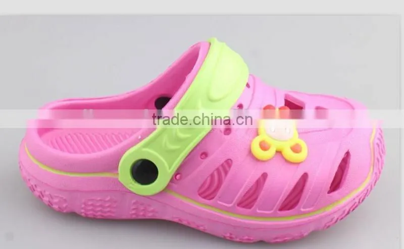 2016 New Design Fashion EVA Kids Clogs Cute Garden Children Shoes