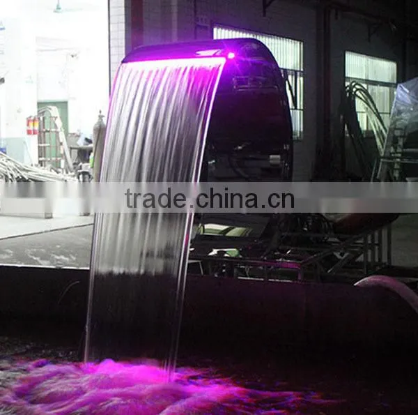 Brush surface home garden fountain swimming pool water blade waterfall