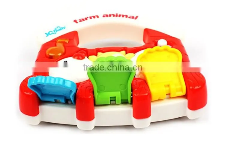 ABS plastic musical lighted b o toys for children