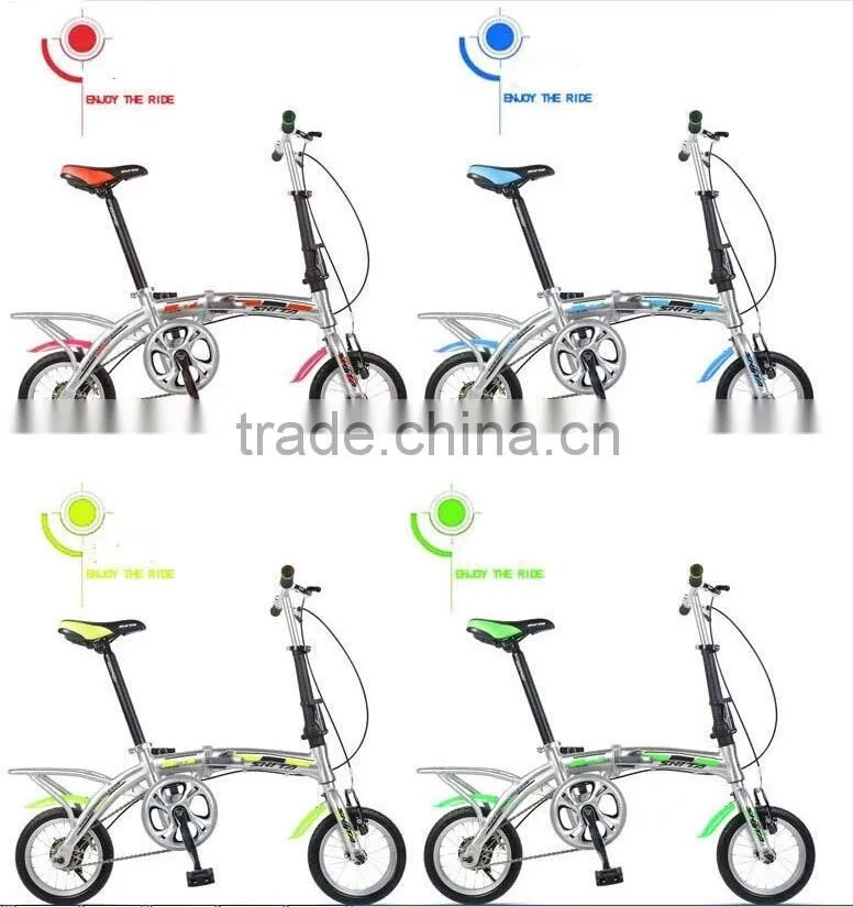 12 inch Super lightweight aluminum students portable folding bike