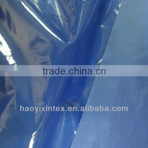 100% Polyester 380T Taffeta Fabric PU Coated Shiny