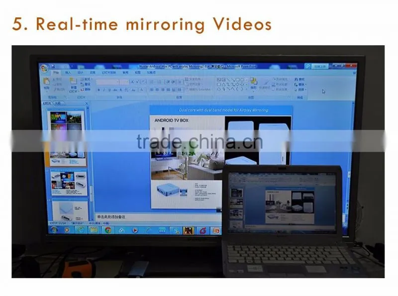 Ezcast 5G dual band wifi Smart TV Stick Miracast DLNA airplay wireless display dongle with APP