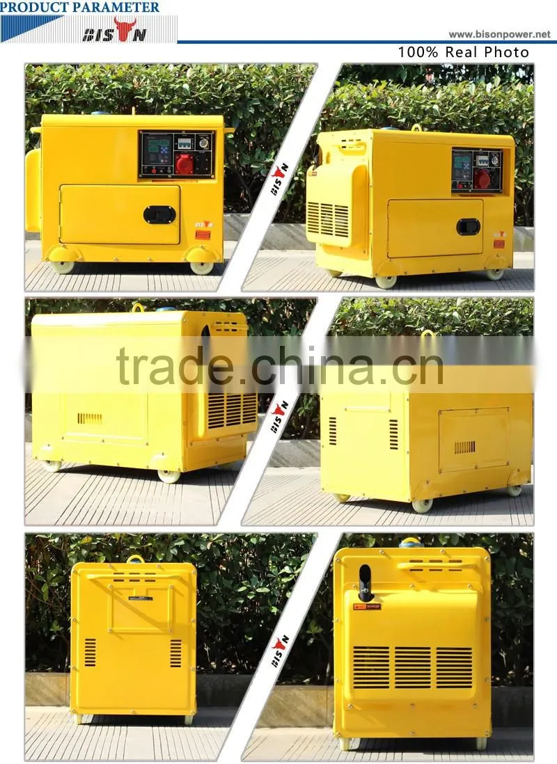 BISON(CHINA) 5kva 3 phase diesel generator portable home generator