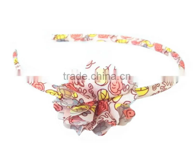 New design candy colors flower children headband