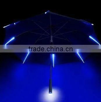 LED Luminous Umbrella Creative Long-handled Rain Sun Umbrella for gift