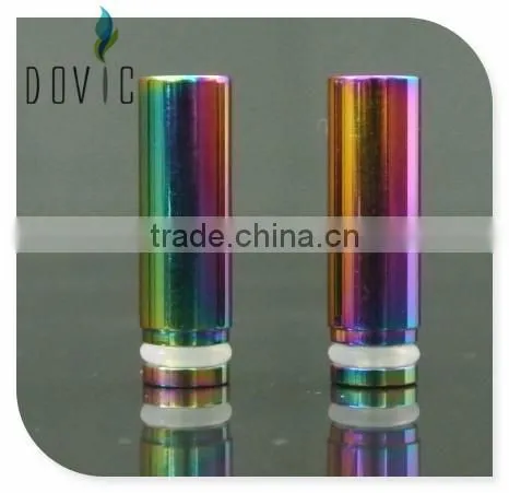 Dovic various styles stainless steel drip tips rainbow drip tips 510